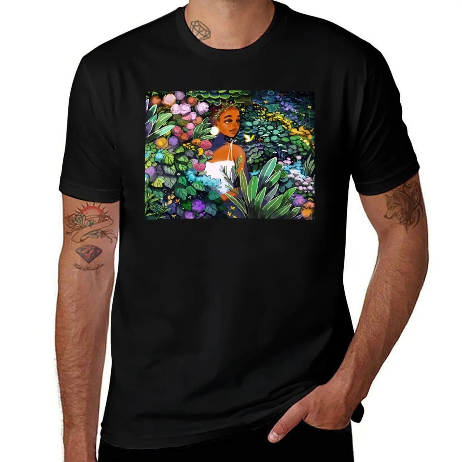 Garden Hideaway T-Shirt High Elasticity Sports Tee Shirt T-Shirt