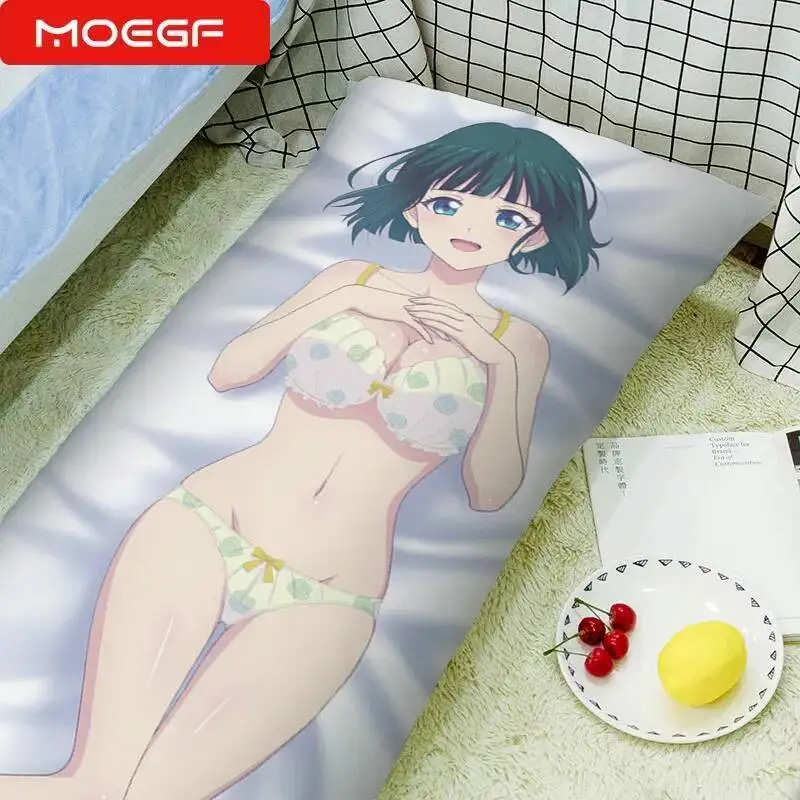 أنيمي Dakimakura المخدة مقهى شرفة وآلهةها Akane Hououji شخصية كيس وسادة 50X160cm #6