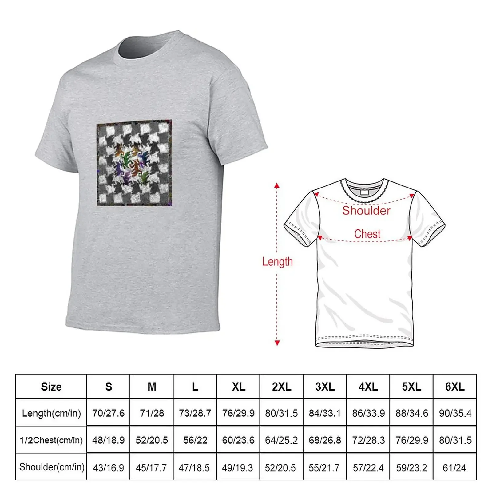 M.C. “Master of Chess“ Escher T-Shirt sweat shirt Aesthetic clothing sweat shirts black t shirts for men