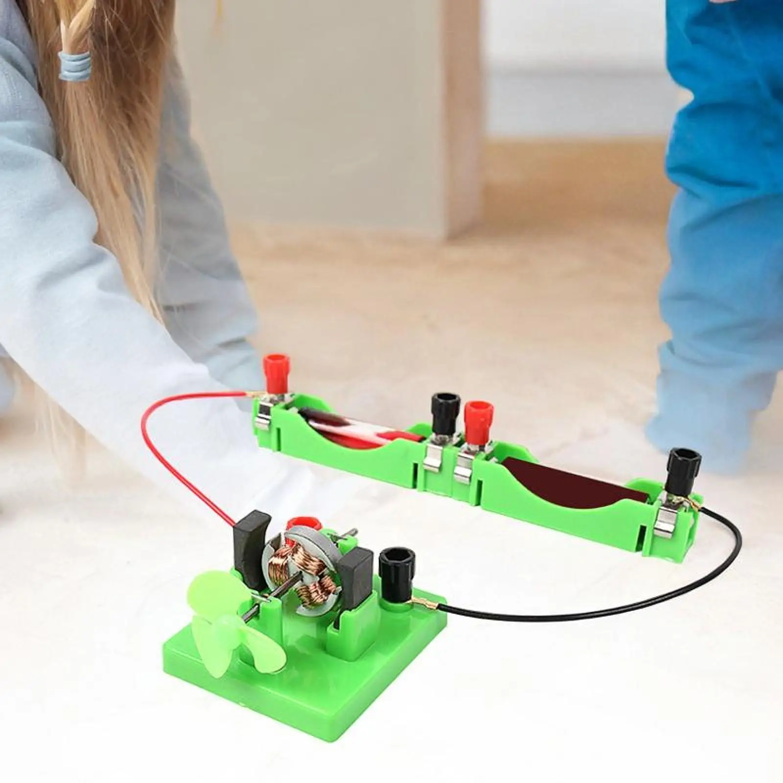 Kit de experimentos de modelo de motor de CC DIY para aprendizaje STEM en la escuela secundaria