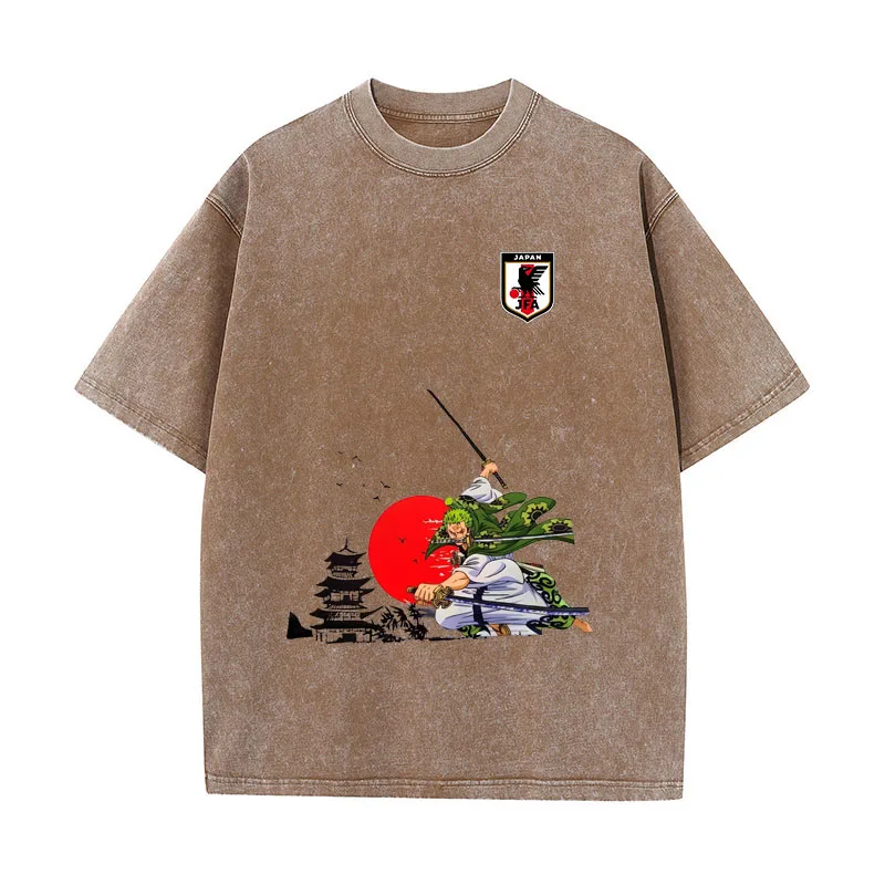 

2025 Summer Japan Anime Football T-shirt Commemorative Edition Special Edition Adult Plus Size Short Sleeve Top Cotton Clothes