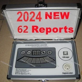 2024 Version 6.3.36 Real 62 Reports Quantum Magnetic Resonance Body Analyzer Health Analysis Bio Resonant Device Scanner NLS