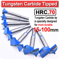 15-100mm Carbide Tipped Forstner Bit Set Boring Hole Saw Cutter Woodworking Drill Bits Set for Wood Plastic Plywood Tools