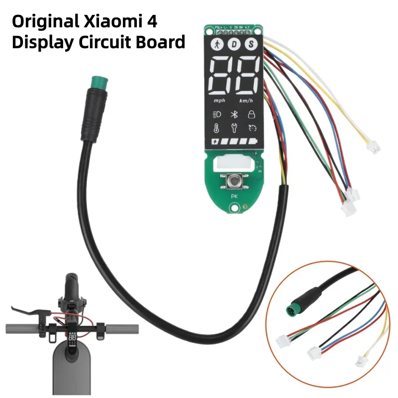 New E-scooter Display Circuit Board Original Dashboard Display for Xiaomi 4 Replacement Electric Scooter Accessories