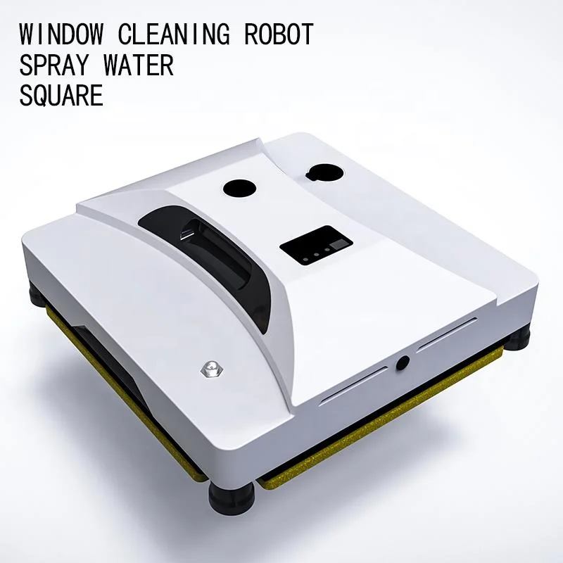 Auto Water Spray High Efficient Smart Window Vacuum Cleaner Robot with Water tank