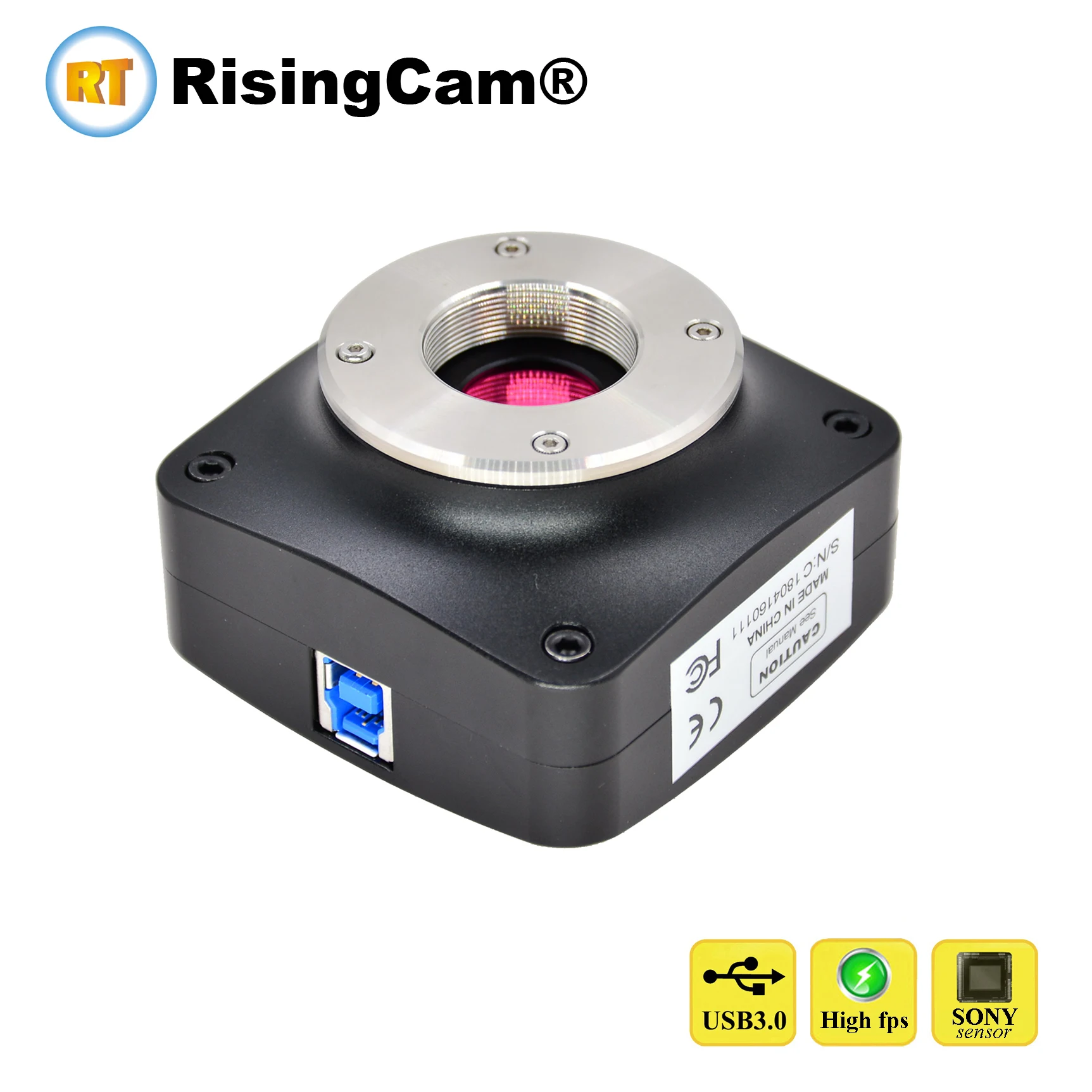 USB3.0 6.3mp High Frame Rate 59fps 30fps IMX178 USB3.0 Digital Microscope Camera for Trinocular Microscope