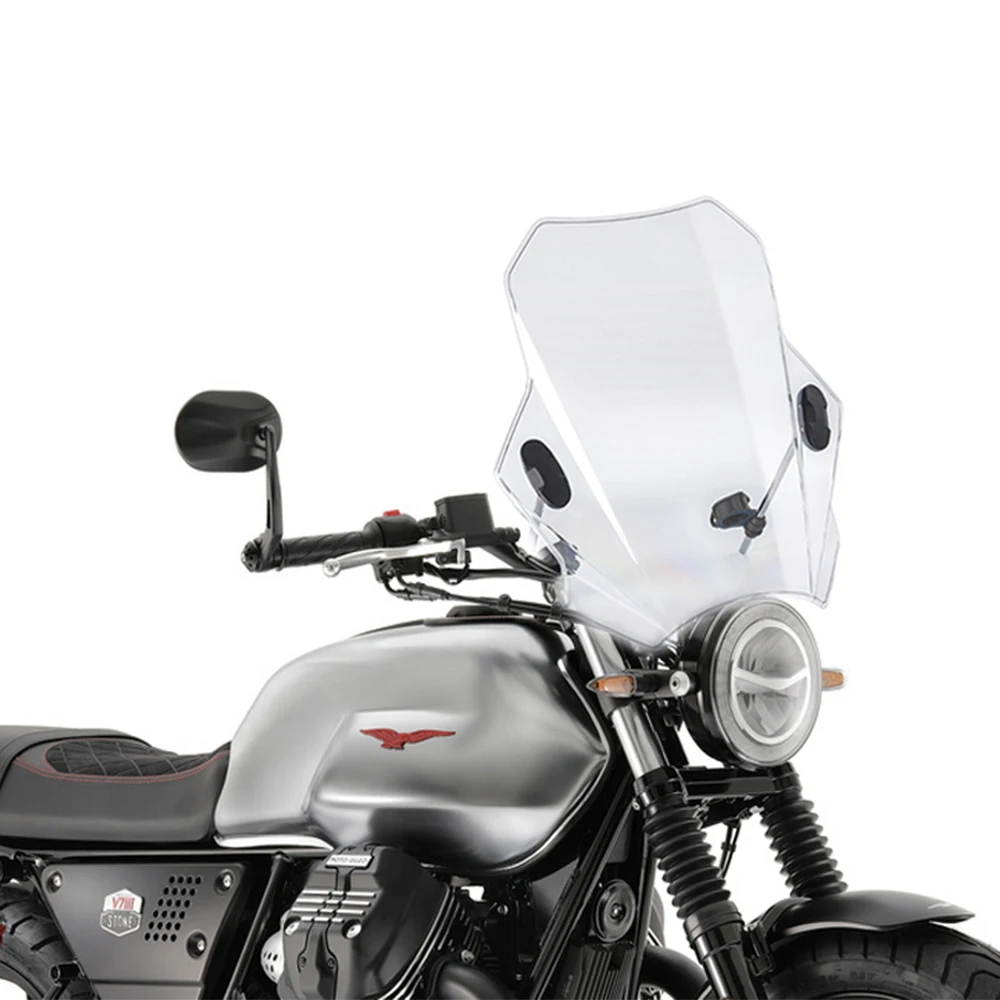 V7 III STONE 750 Motorcycle Adjustable Wind Screen Windshield For MOTO GUZZI V7 III STONE 750 V7 STONE 850