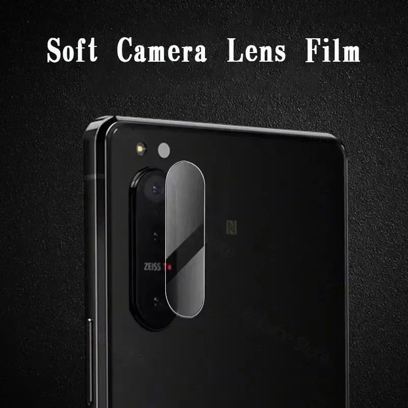 Película de lente de cámara trasera transparente para Sony Xperia 5 1 10 IV III II, película protectora de pantalla para Sony Xperia 10IV 5IV 5 II