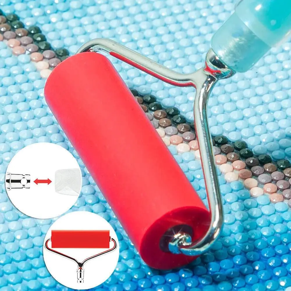 

Stainless Steel Tip Diamond Painting Pen Roller Embroidery Roller Tool Point Drill Pens 5D DIY Craft Resin Diamond Painting Pen
