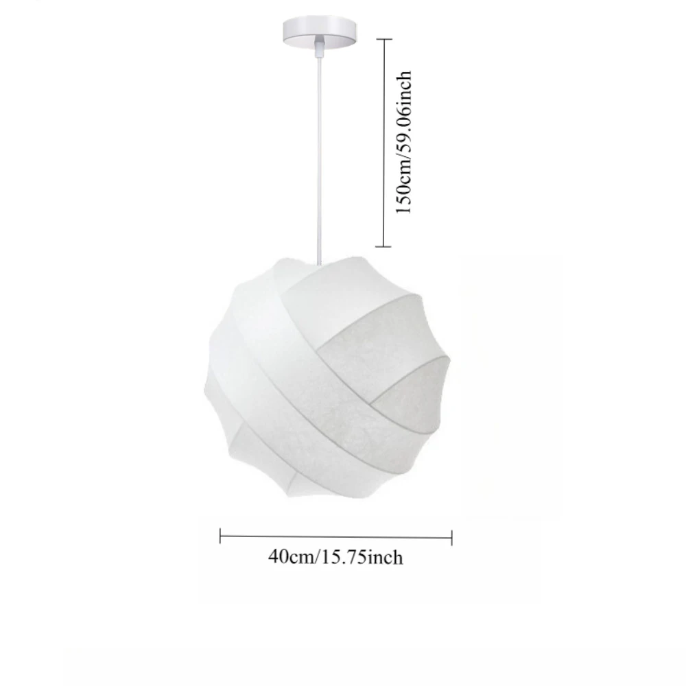 JOYINLED الشمال الثريا الحرير قلادة أضواء غرفة المعيشة ديكور المنزل طاولة طعام ضوء غرفة نوم مصباح معلق مستدير بريق