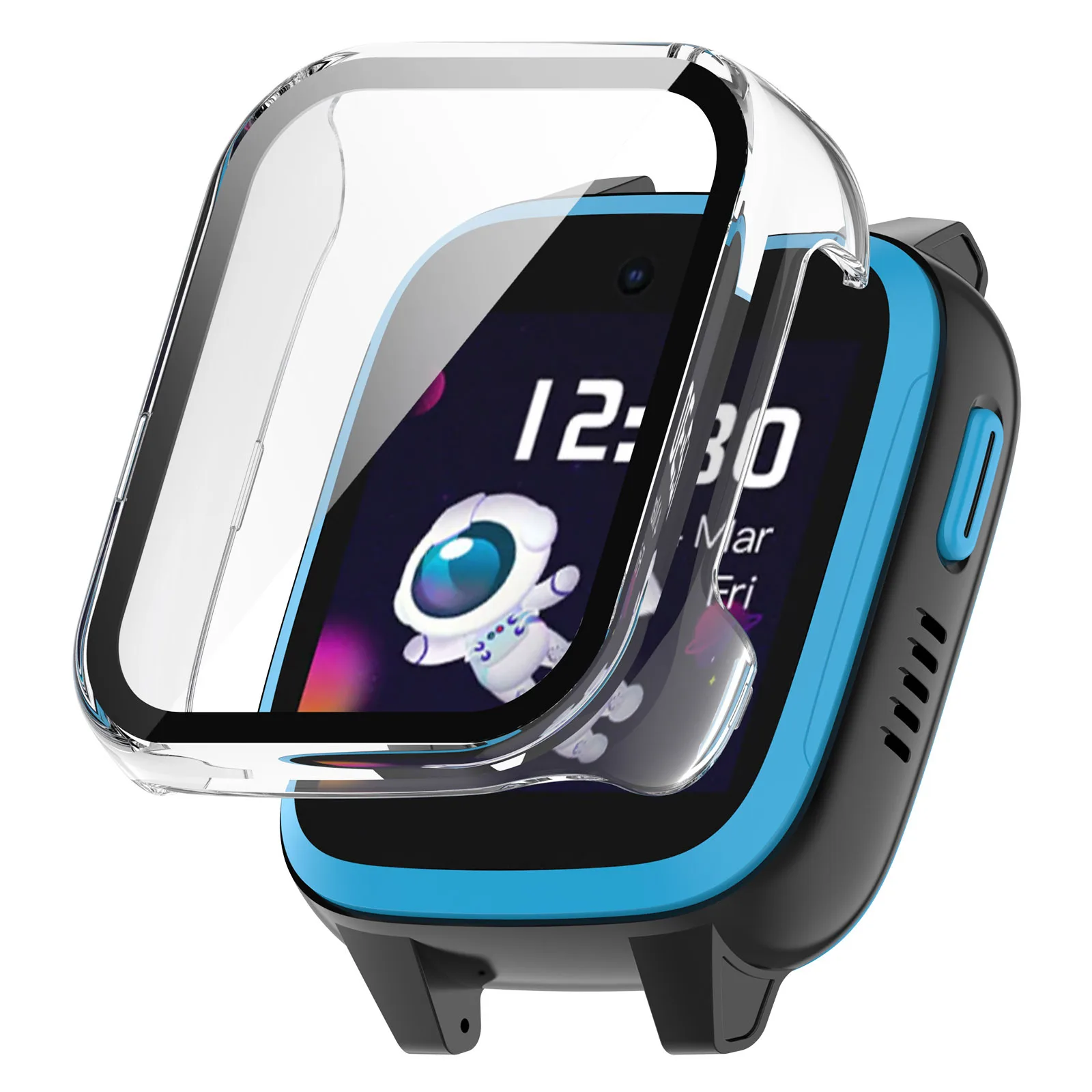 Hard Edge Shell Full Glass Screen Protector Film Case For Xplora XGO3/XGO2/X5 Play Kids Smart Watch Protective Cover Accessories