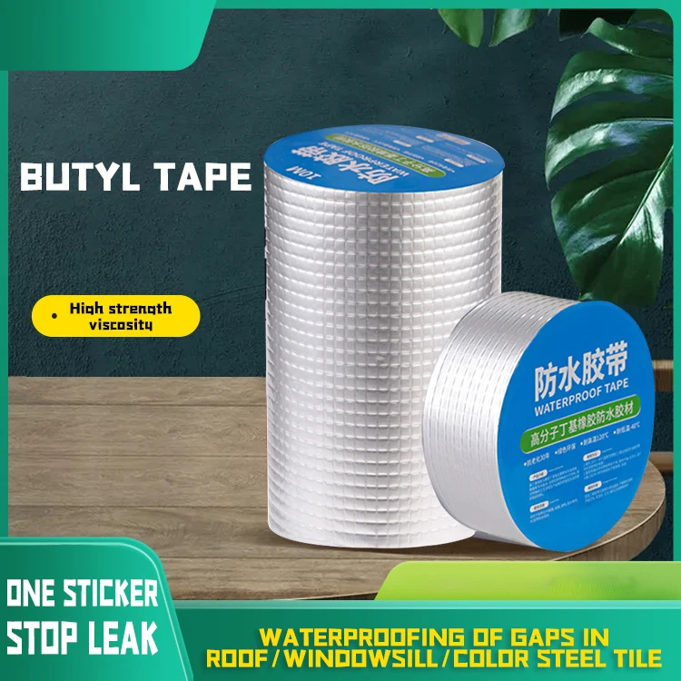 

Waterproof Self-adhesive Butyl Sealing Roof Repair Sealed Adhesive Sealant High And Low-temperature Resistance Sealant