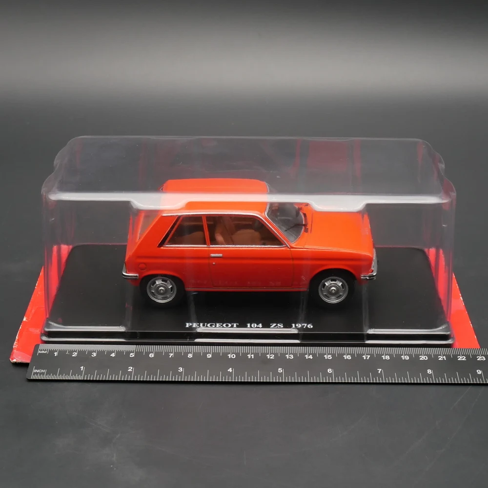 

Diecast Ixo 1:24 Scale Peugeot 104 ZS 1976 Peugeot Alloy Car Model Collectible Toy Gift Souvenir Display Ornament