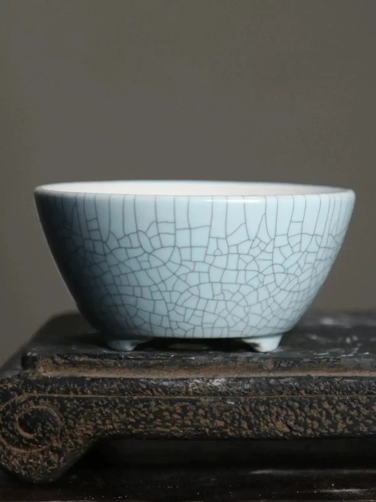 Porcelain Colorful Round Bonsai Pot,Small Vase,Dormitory Cubicles, Desk Table, Garden Decoration
