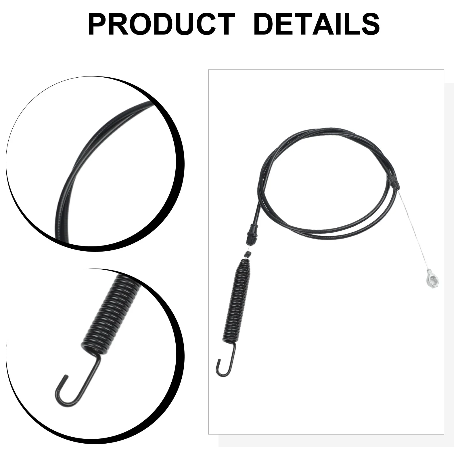 Tractor Maintenance Clutch Cable Lawn Tractor Cable Easy To Install Enhanced Blade Operation Metal Construction