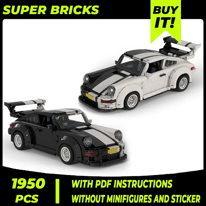 City Car Model Moc Building Bricks Retro Speed Champion RWB Technology Modular Blocks Gifts Christmas Toys DIY Sets Assembly