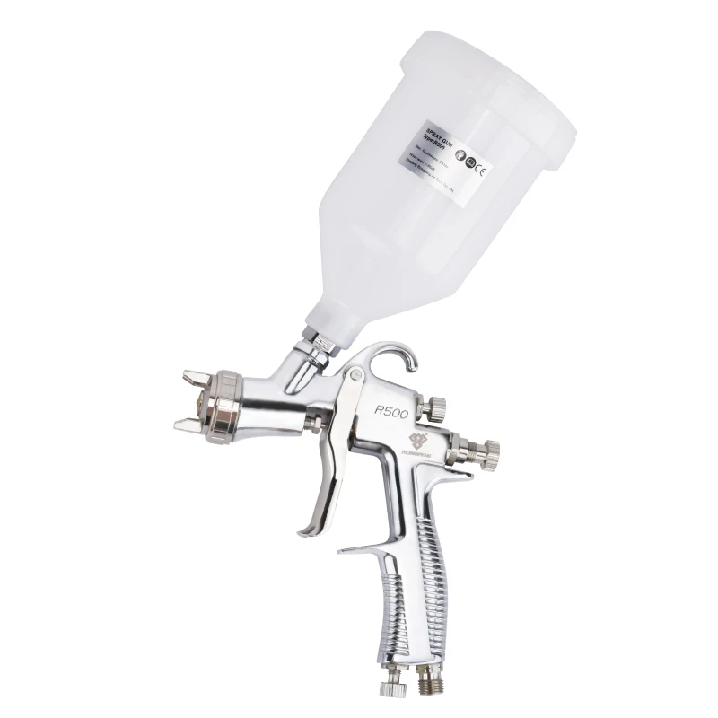 RONGPENG R500 Spray Gun LVLP Gravity Feed Car Painting Gun Paint Spray Gun 1.3mm 1.4mm 1.5mm 1.7mm 2.0mm