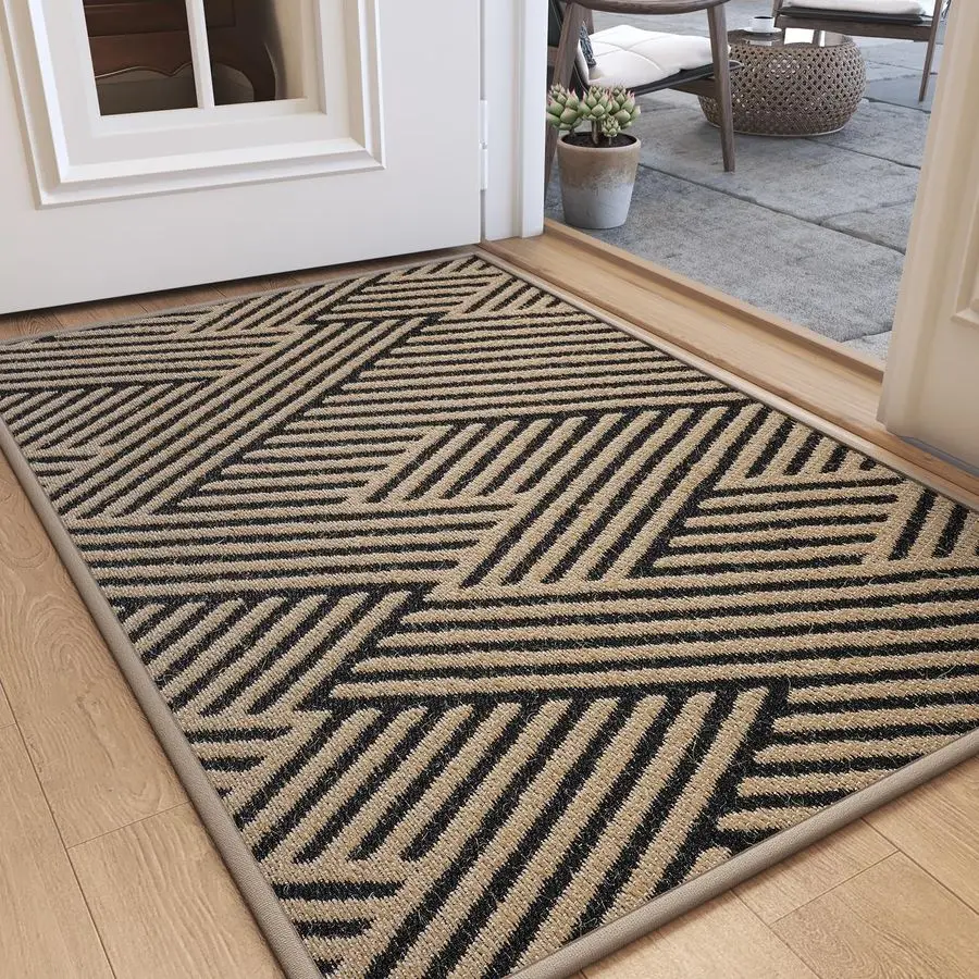 

Mat Indoor Outside Entrance 31x47, LowProfile Non Slip Outdoor Inside Doormat Entryway Mat, Dirt Resistant Absorbent Front Porch