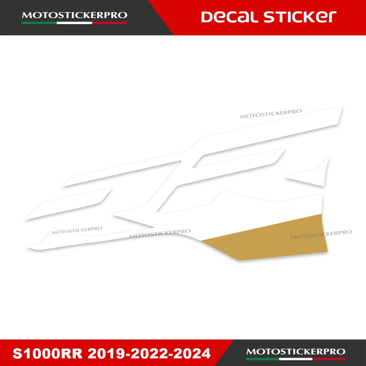 

New Sticker Decal 2020-2021-2022-2023 Motorcycle Front Fairing Shell LineSticker Decal For BMW S1000RR 2019-2024 HolloW LOGO RR