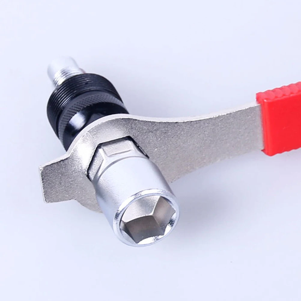 

1 Set Crank Extractor Bottom Bracket Remover Bike Repair Tool Crank Puller 16Mm Spanner Red Fits 20 Teeth Splined Type Universal