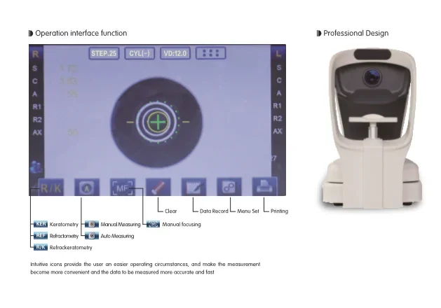 AR-7000 ophthalmic clinical examination equipment automatic   reference/corneal curvature meter price