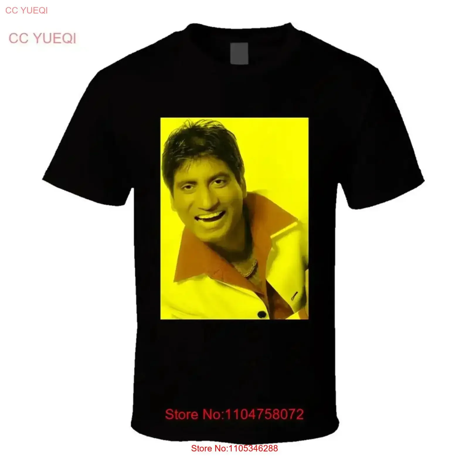 Camiseta Masculina Vintage Raju Srivastava Mimicry Artist In India 2, Lavada e Elástica, Para Uso Diário, Respirável, Macia e Estilosa