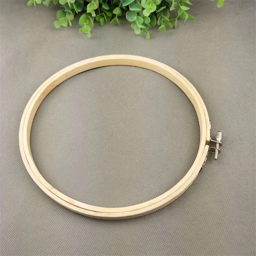

3Pcs Embroidery Circle Set Anti-Skid Texture Smooth Stitching Premium Bamboo Craft Hoop for Cross Stitch Art Display Decor
