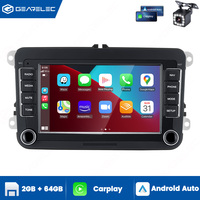 2 Din Android Car Radio Multimedia Player GPS WiFi Carplay For VW Volkswagen Skoda Octavia golf 5 6 touran passat B6 polo Jetta