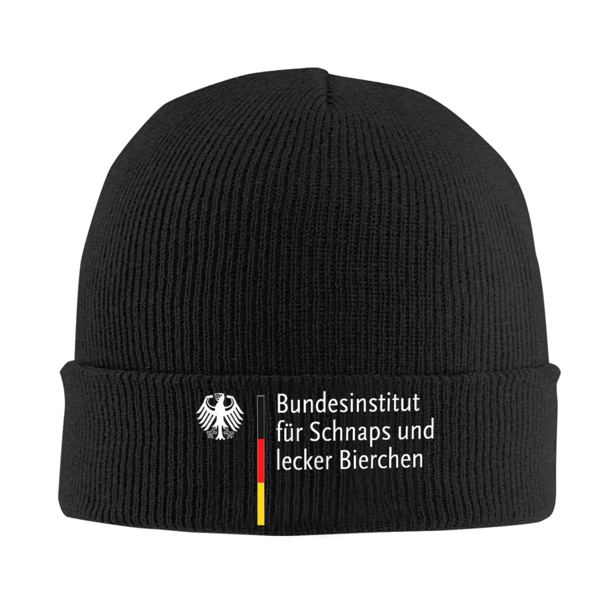 German-Federal Institute for Liquor Delicious Beer Knitted Hats Autumn Winter Beanie Warm  Caps Men Women Acrylic Casual Bonnet