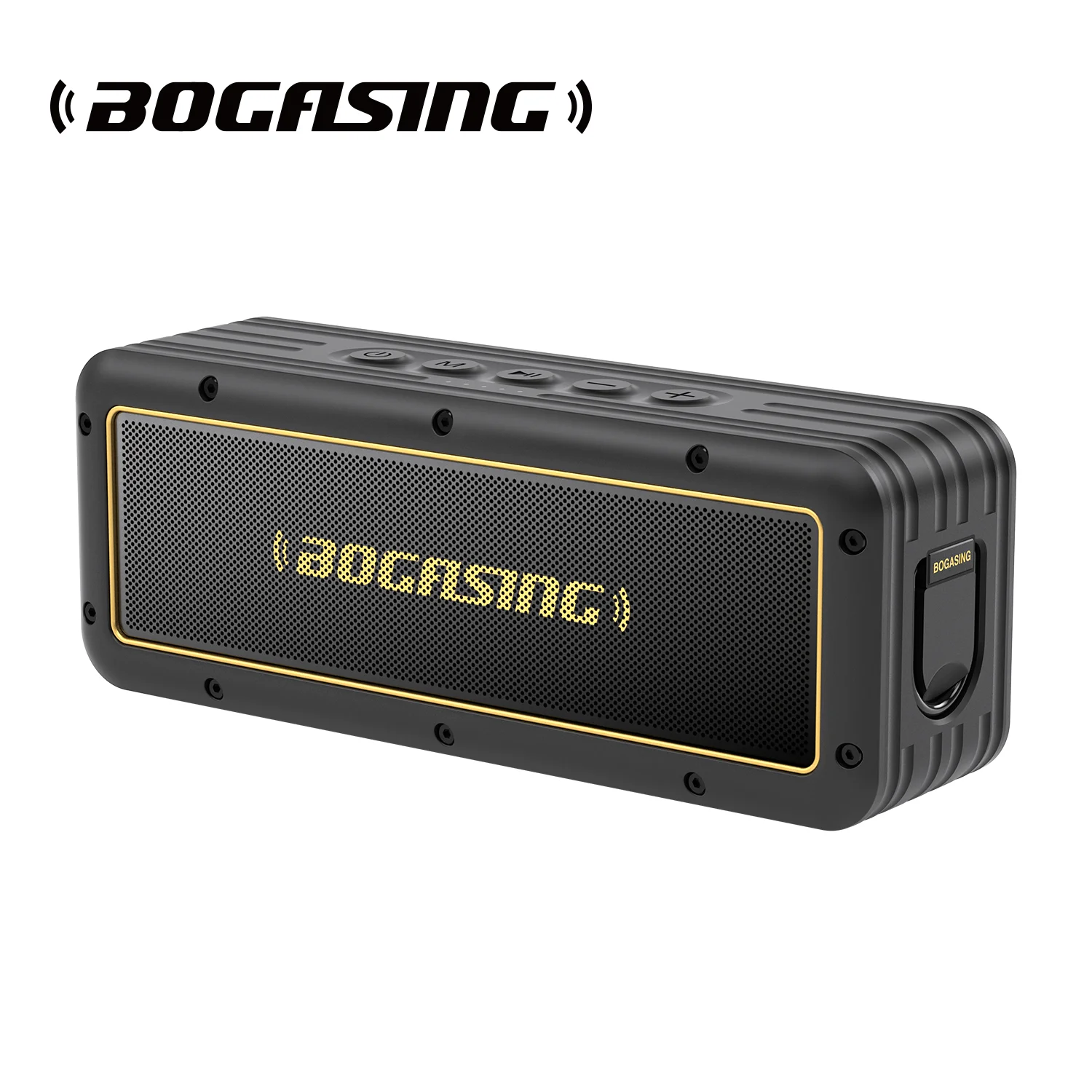 BOGASING G4 스피커 블루투스 무선 휴대용 스피커, 50W 강화된 저음, 24시간 재생, IPX7 방수, 캠핑용