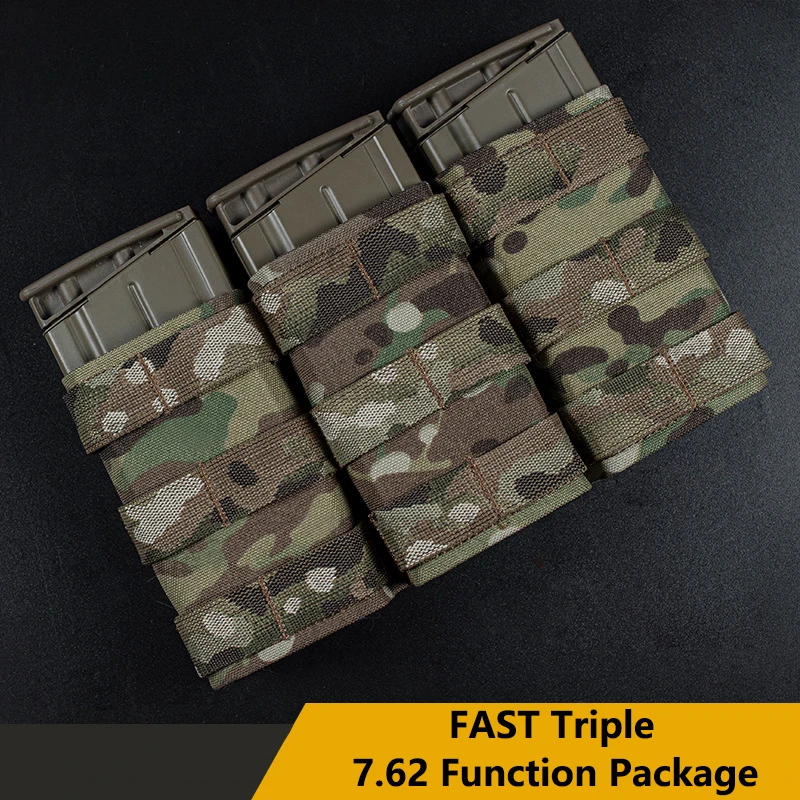 

MOLLE-Tactical Equipment Magazine Function Package, MOLLE Accessory Expansion, Fast Triple, 7.62, AK Function Bag, High Size