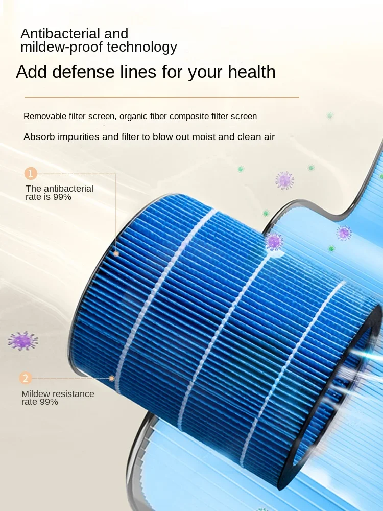 SEEDEN Mistless humidifier household water on soft sound cold evaporation smart purification for pregnant and baby