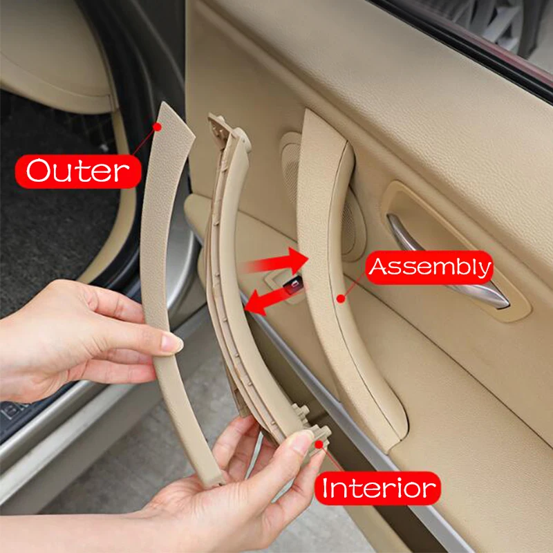 Car Door Handle for BMW 3 Series E90 E91 05-12 Interior Door Pull Handle Replace Cover Car Door Handle Assembly 330i 325i 328i