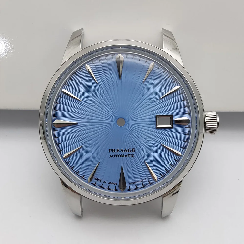 NH35 40mm Bubble Mirror Cocktail Cassa in acciaio inossidabile 316 5ATM impermeabile adatto per il montaggio del movimento NH35