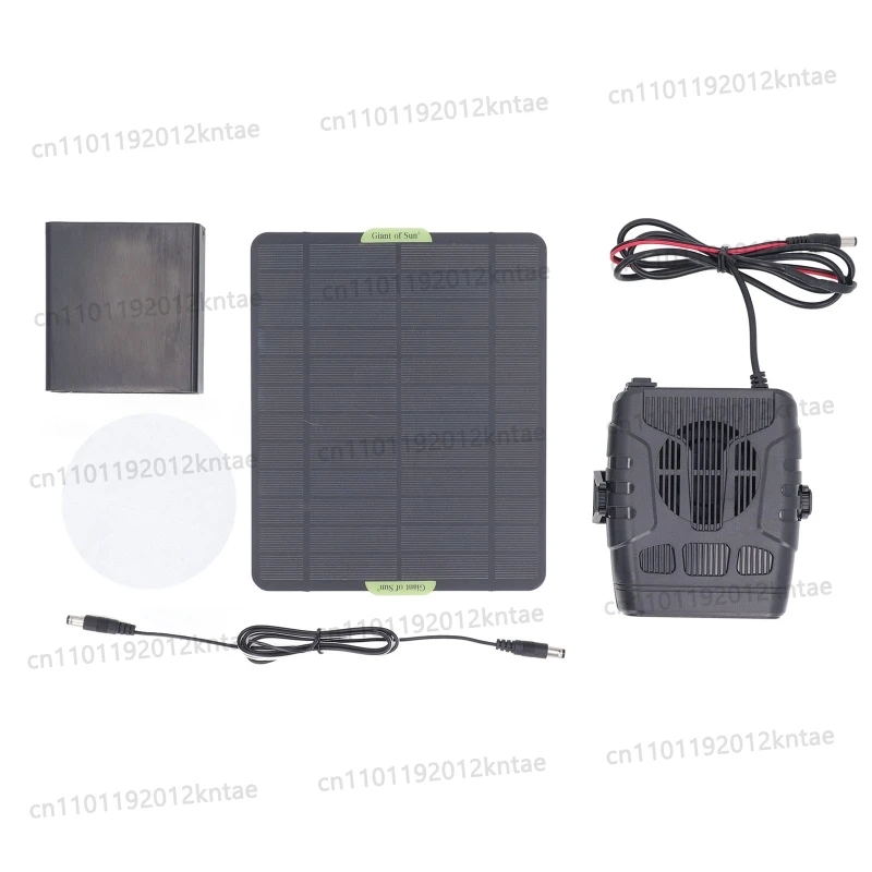 Solar Panel Heating Fan Electrical Heater Winter Rapid Heating Drying and Heating Defrosting Defogging