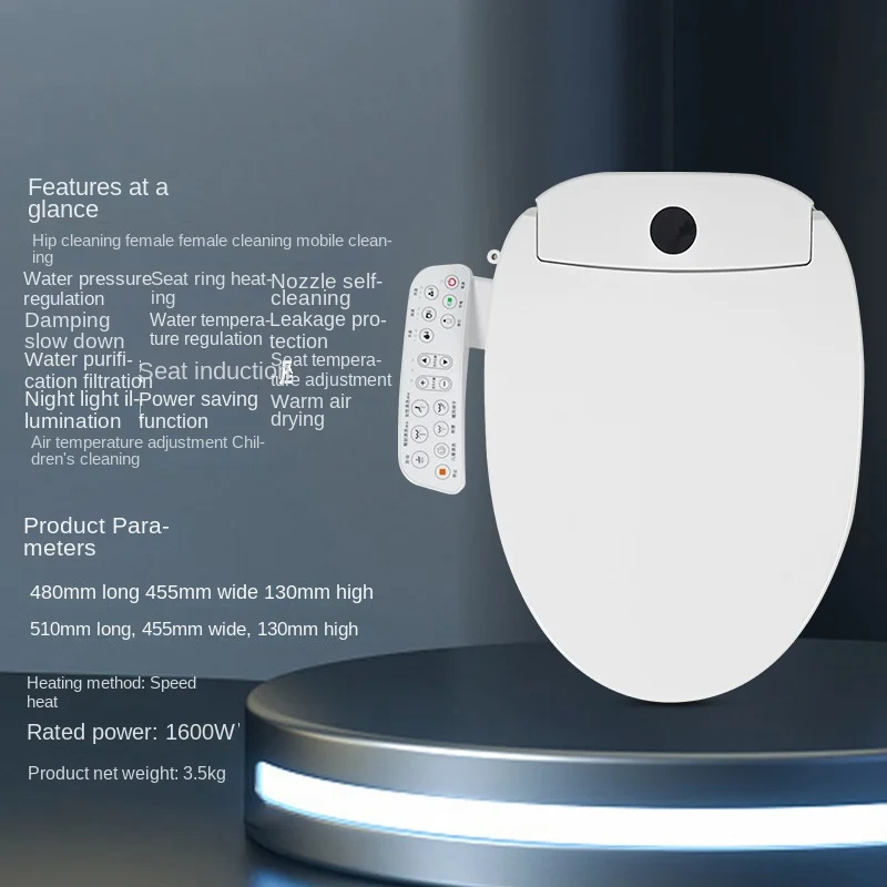 Toilet Seat Multi-Functionality Full-Automatic Heating Cleaning Drying Constant Temperature Toilet