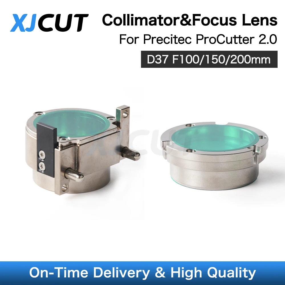 

Fiber laser Focusing Collimating Lens D37 F100 150 200mm with Lens Holder For ProCutter 2.0 Fiber Laser Cutting Head Asphercial