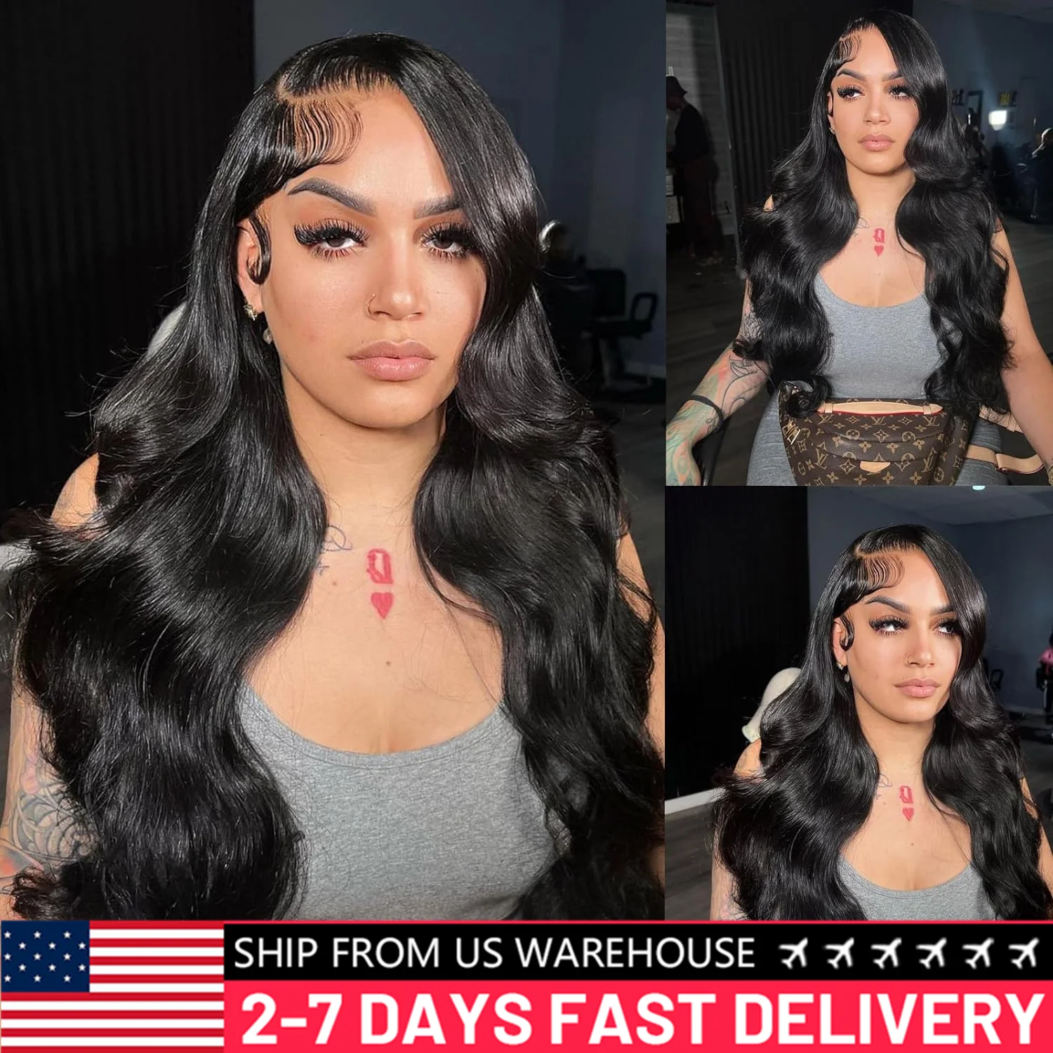 30 38 Inches Transparent Body Wave 13x6 HD Lace Frontal Human Hair Wig Brazilian Remy 180 Density 13x4 Lace Front Wigs For Women