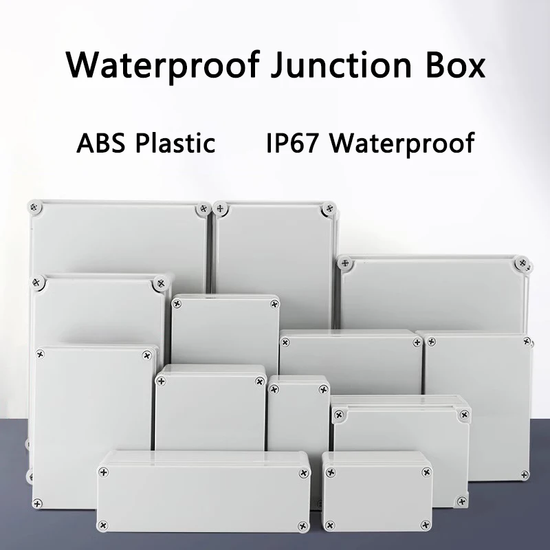 

Project Junction Box for Electrical Cable Outdoor DIY Sealed Enclosure Wire Box IP67 Waterproof Electronic Cases