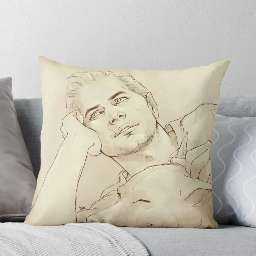 Looking at her (dreamy!Cullen) Throw Pillow Throw Pillow Covers Christmas Pillowcase pillow