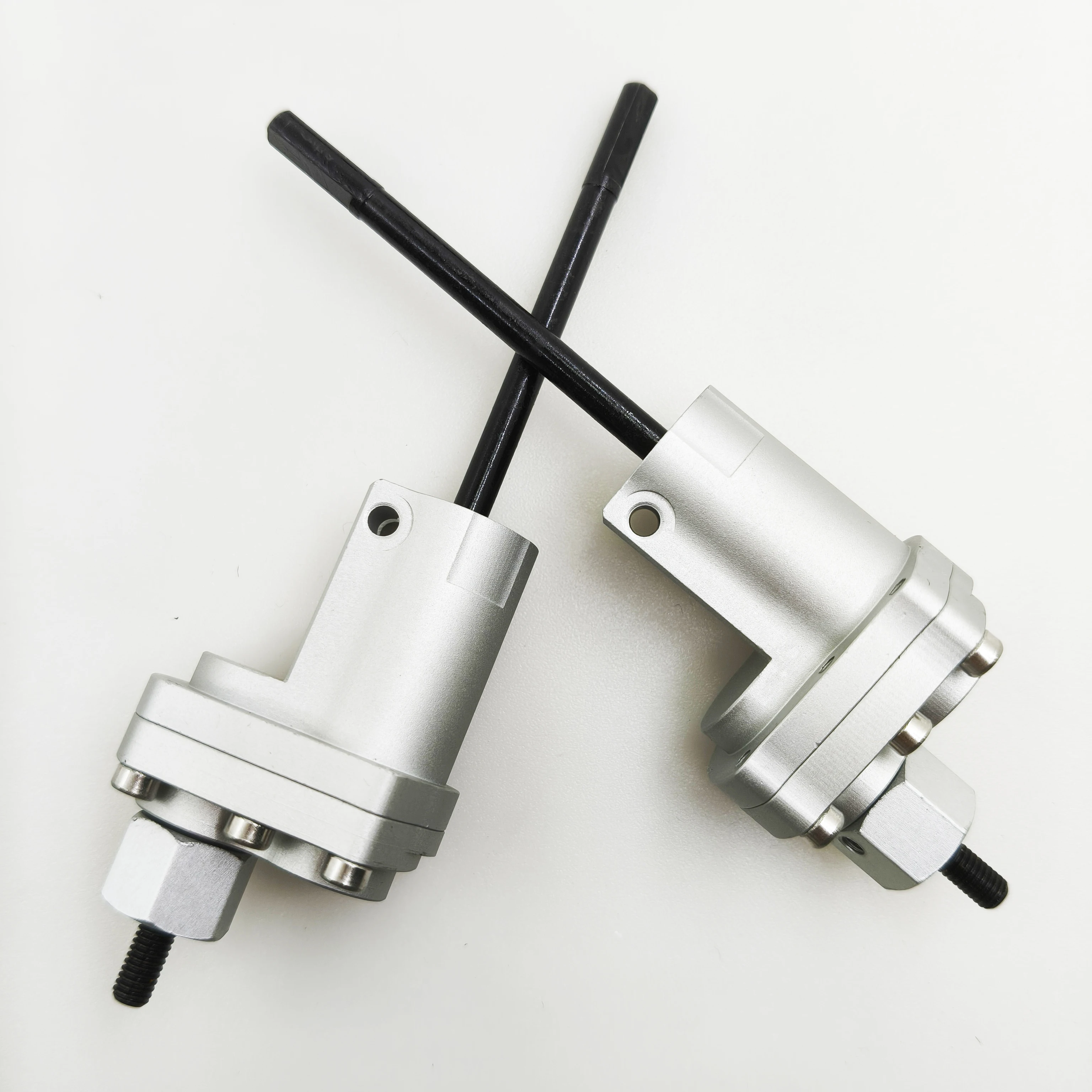 

AR44 Axle SCX10 Alloy Portal Rear Axles SCX10 II 90046 90047 with Steering Link for 1/10 RC Crawler Axial