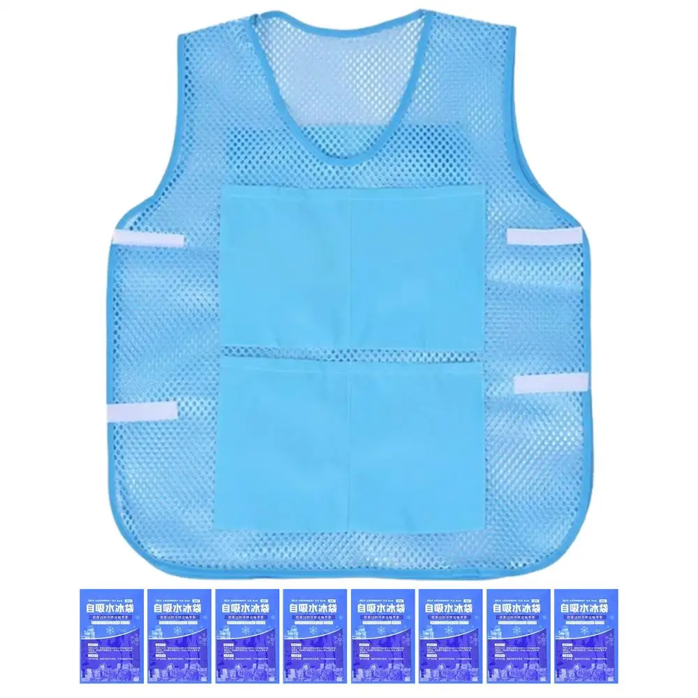 AliExpress NONE Cooling Vest Lightweight Breathable Cool Jacket Pocket Construction Vest for Hot Weather Construction Traffic Warehouse Cycling