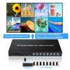 Hhdmi-互換性のあるkvmマルチビューアースイッチ、マルチビューアー、ir付きのシームレスなスイッチャー、クアッドスクリーン、8 in 1、1080p、4k 4