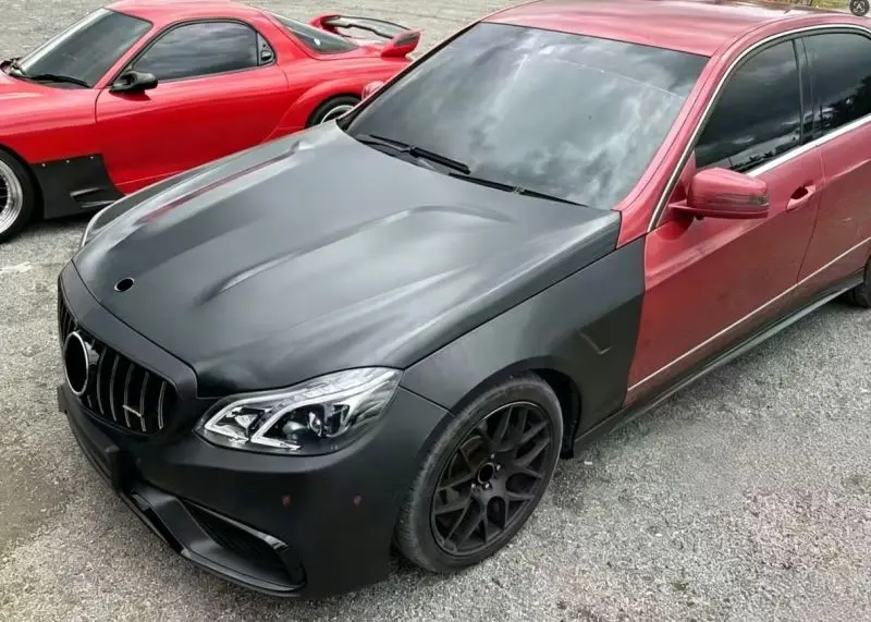 

For Benz W212 2009 2015 Top Rank Auto Parts Bumpers Body Kit E Class Change To E63 Style
