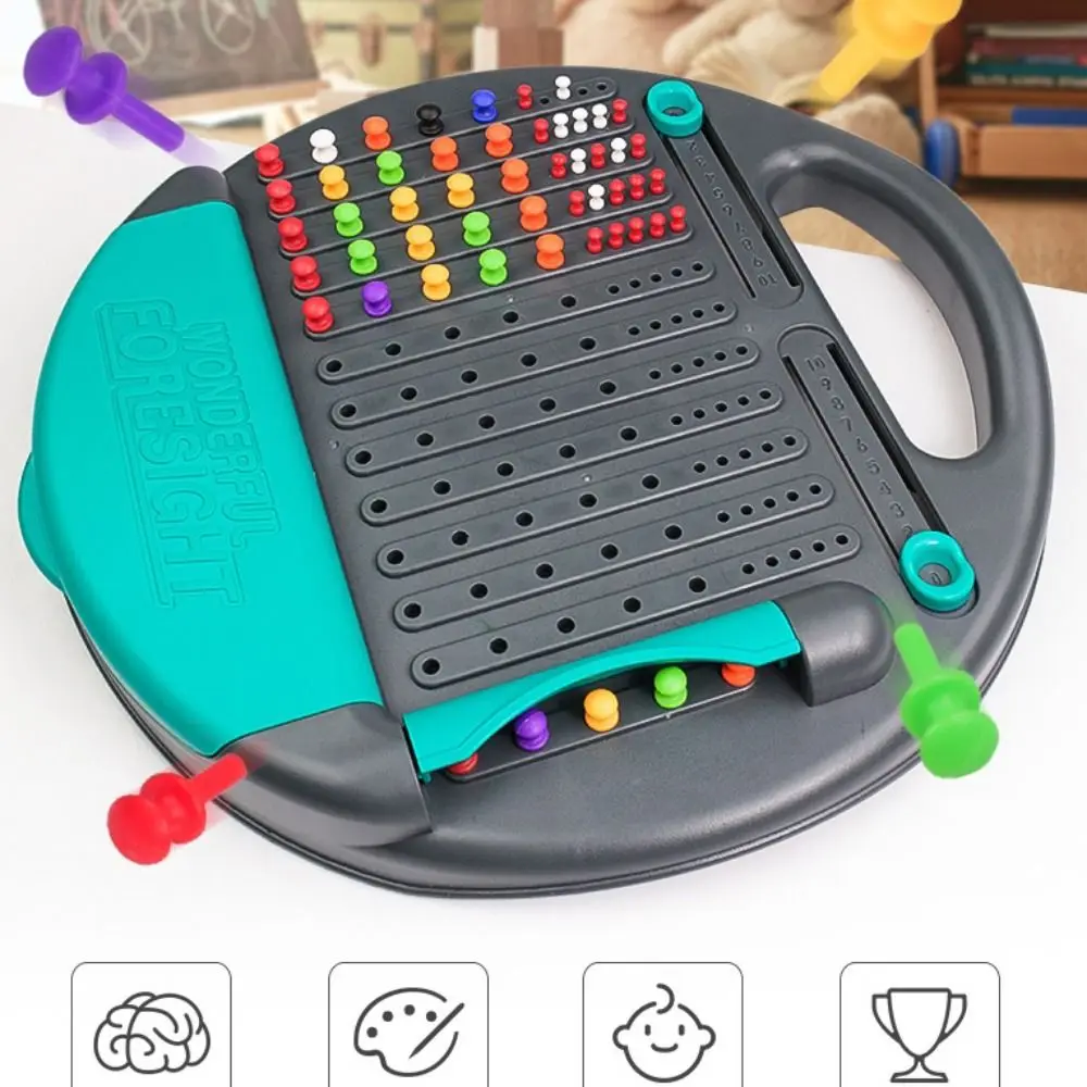 Plastic Interactive Matching Game Chessboard Montessori Strategy Board Games Intellectual Logical Thinking