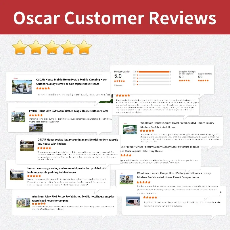 Rooms Mobile Villa Prefabricated Elegant Camping Travel Vacation Small House Prefabricated Villa Space Cabin