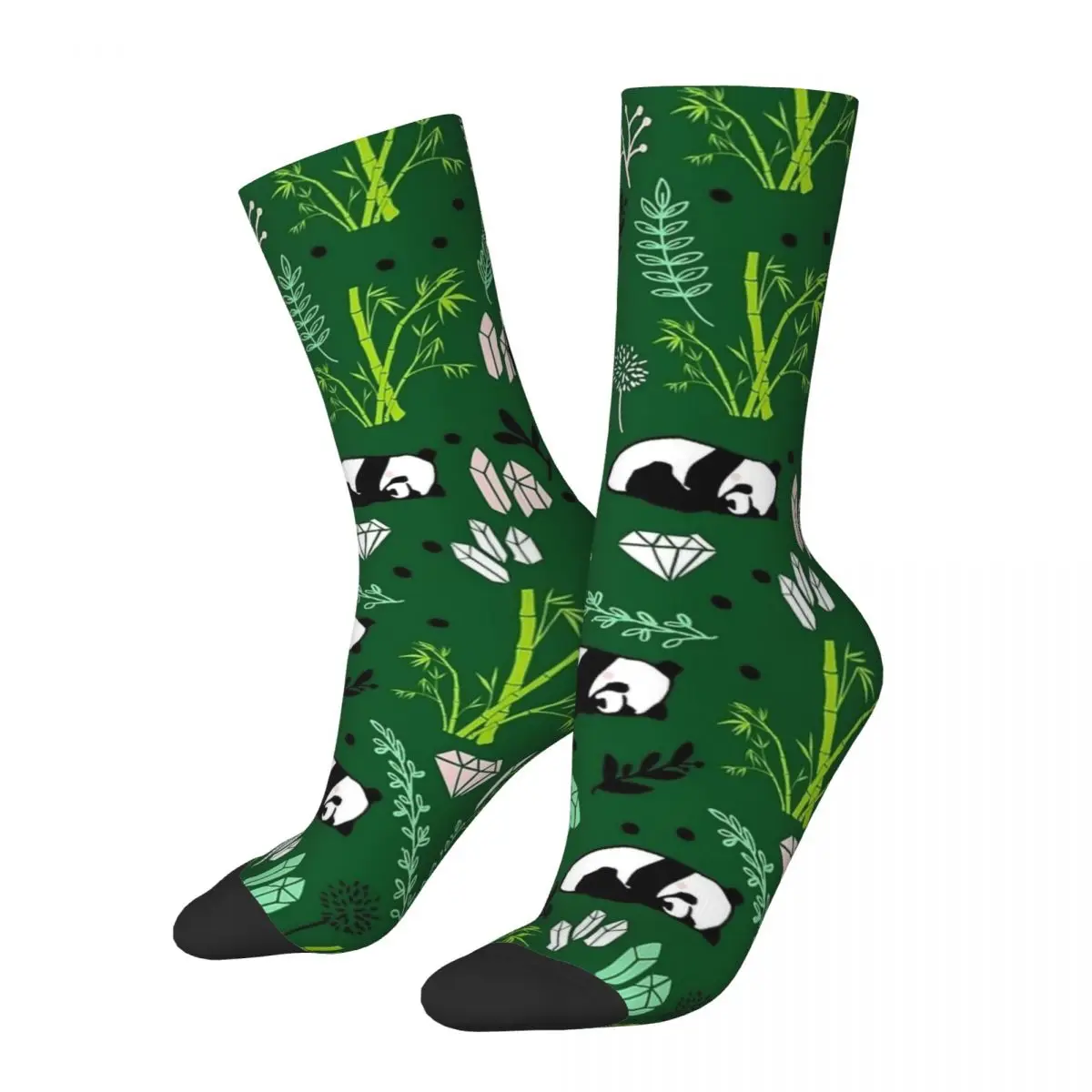 

Cute Panda Stockings Graphic Casual Socks Winter Anti Sweat Socks Adults Men Cycling Soft Socks