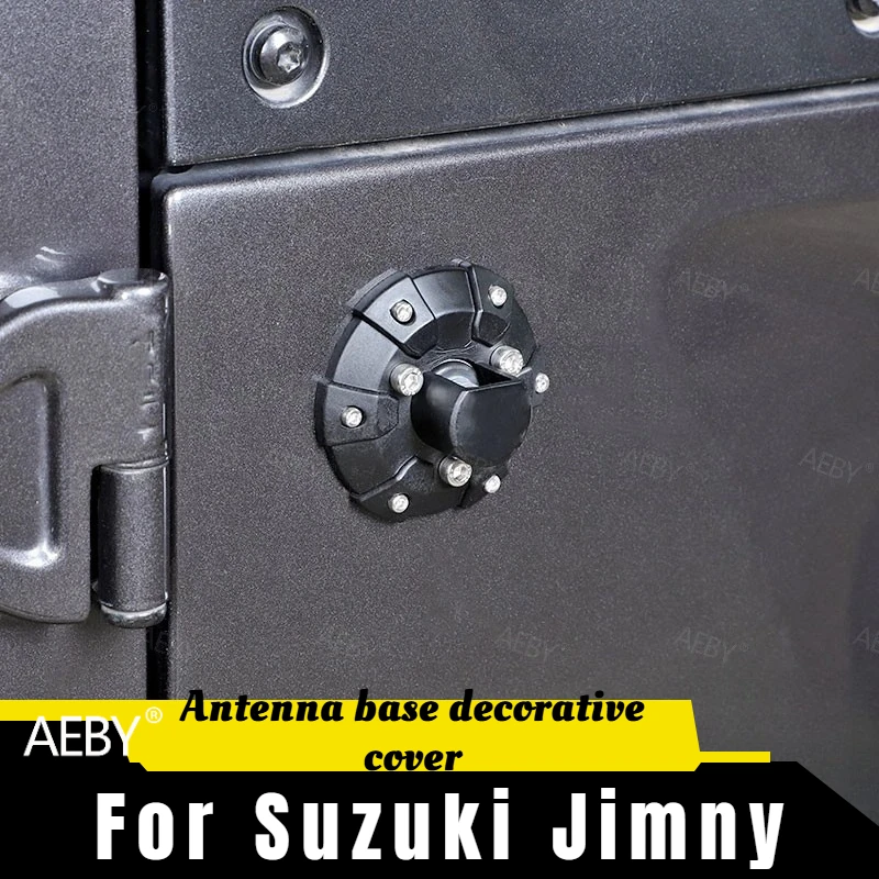 

For Jeep Wrangler 2007-2023 UV protection,Antenna bottom cover decorative cover,Self-adhesive housing cover,Accessories