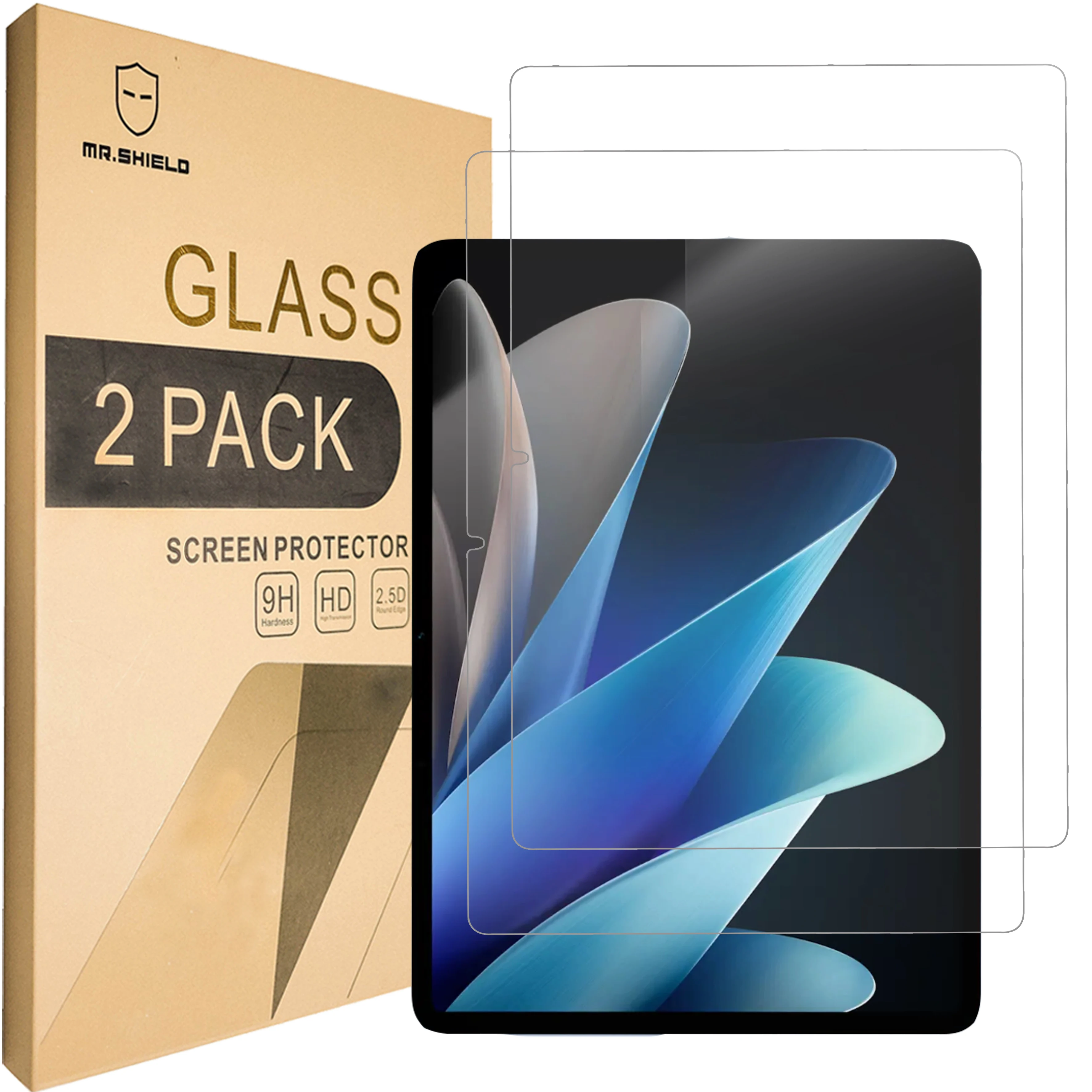 Mr.Shield [2-Pack] Screen Protector For iQoo Pad [Tempered Glass] [Japan Glass with 9H Hardness] Screen Protector