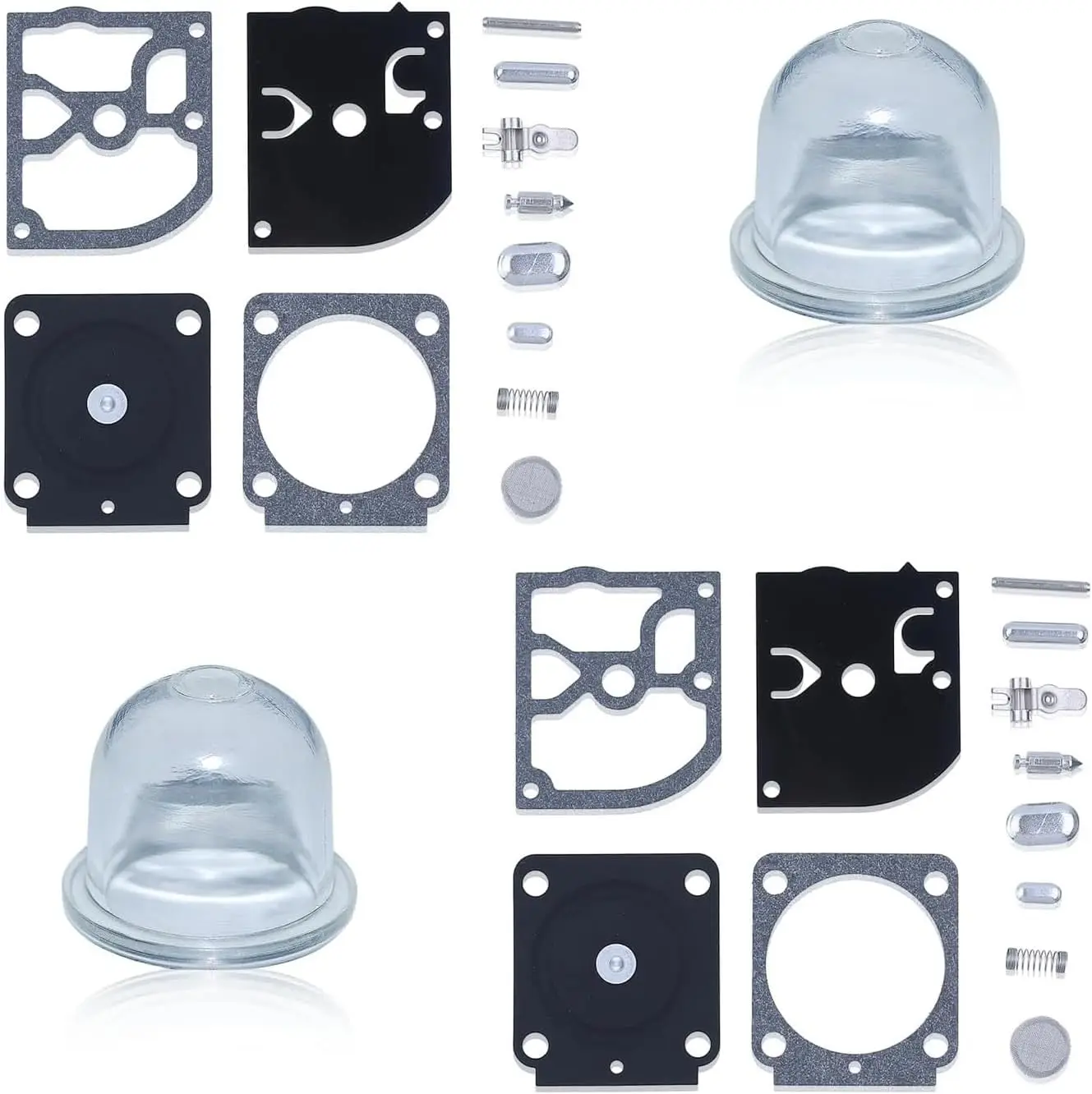 Ремкомплект прокладок из 2 масляных пузырьков, подходит для FS 38 45 55 46 FS38 FS45 FS55 FS46 HS45 BG45 BG85 MM55 BT45 C1Q-S66